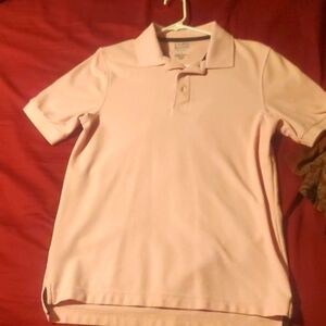 Croft&barrow size S pink 3 button polo shirt